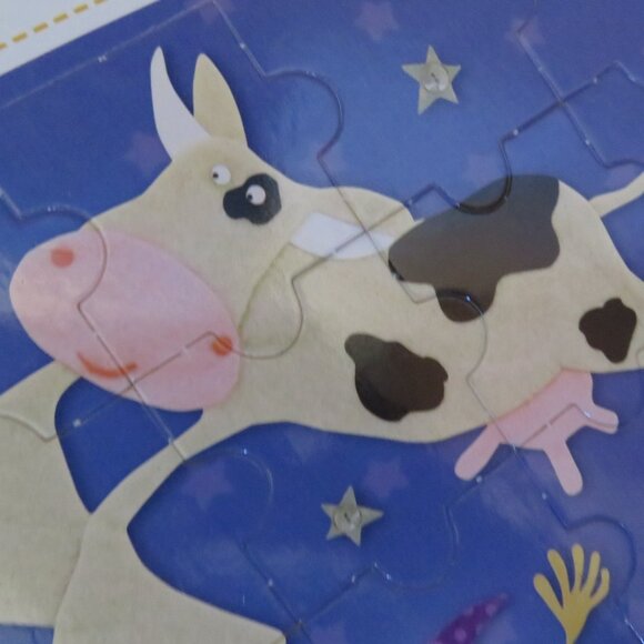 Hey Diddle Diddle Nursery Rhyme Jigsaw Book 3+ Years EUC (K498) - Picture 6 of 7